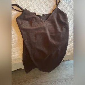 Xs brown Swede dress from aritzia